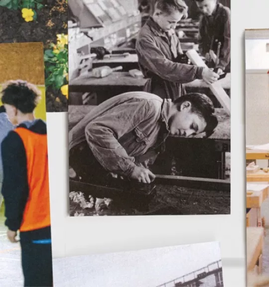 Montage de visuels de différentes époques